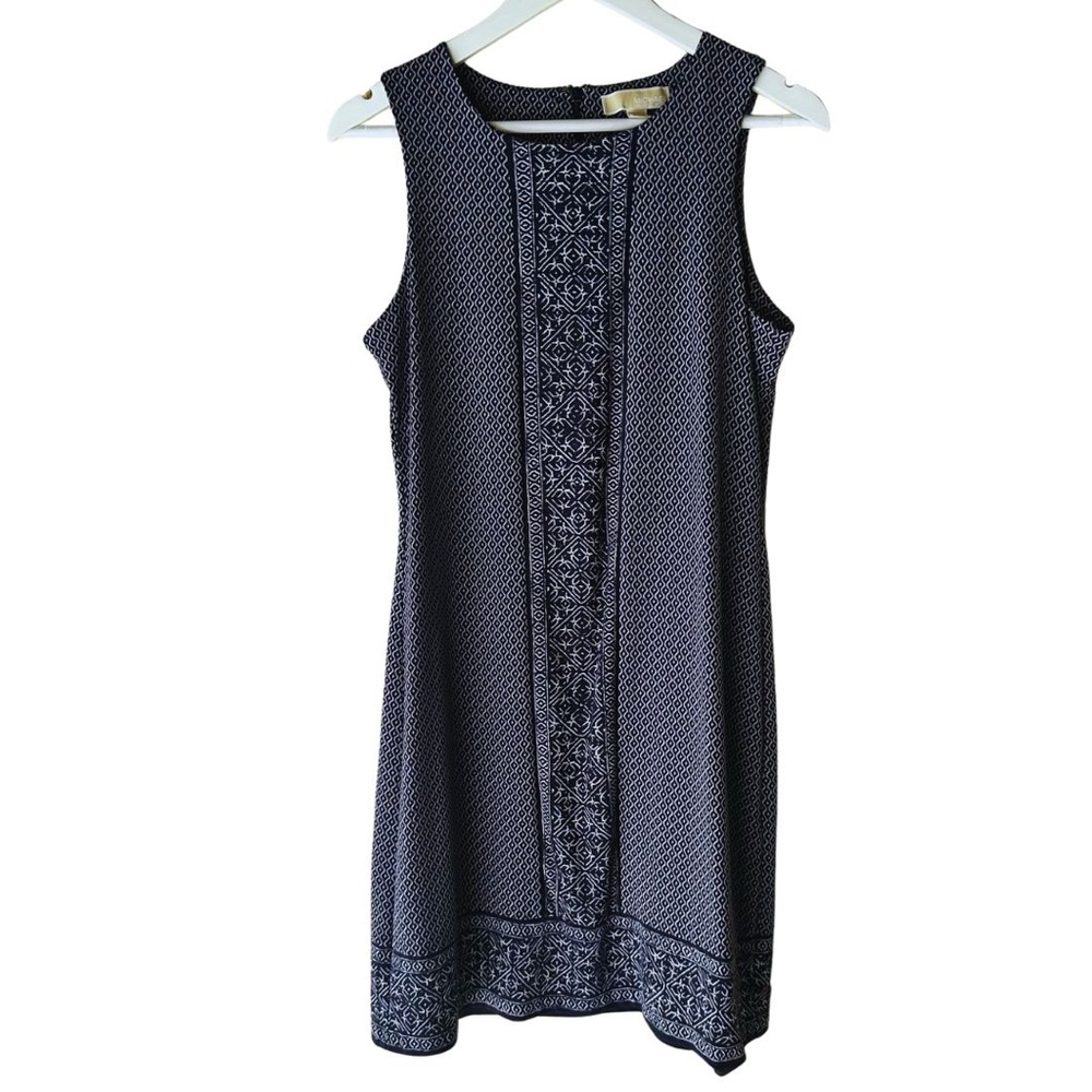Elegant Michael Kors Navy Sleeveless Dress